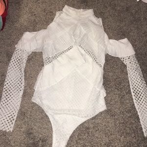 off the shoulder bodysuit